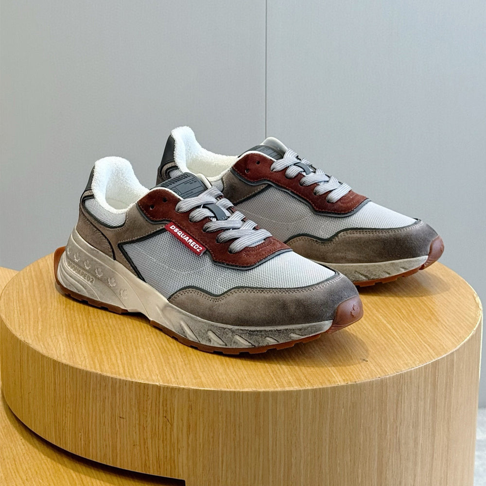 DSQ2 New Leather Men's Sneakers
