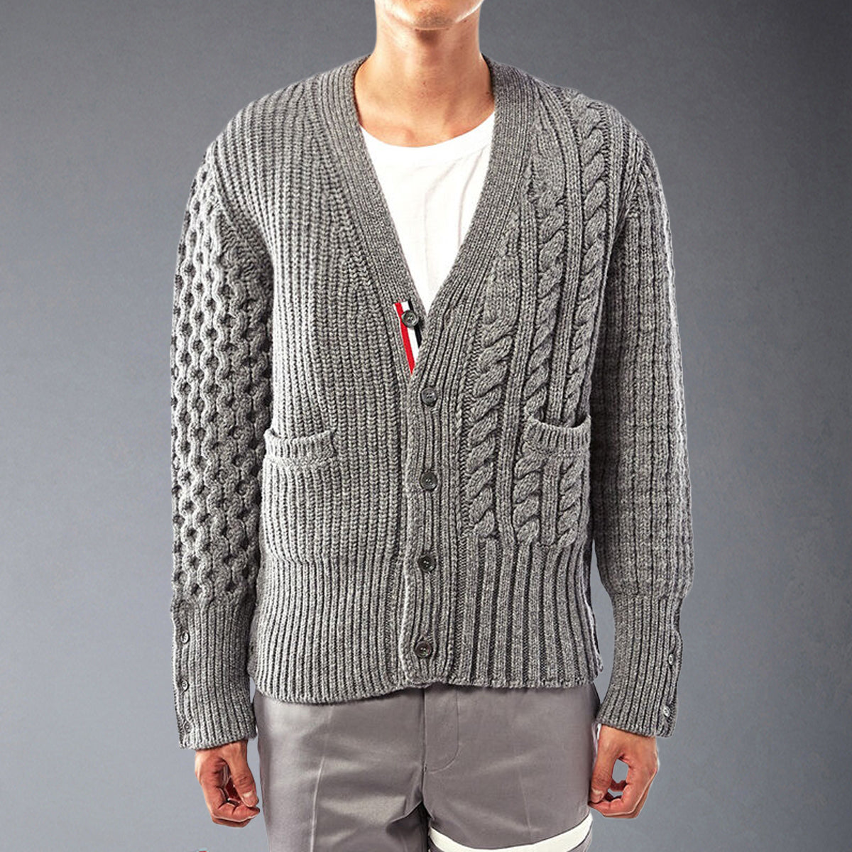 MR.TOM  Knitted sweater jacket