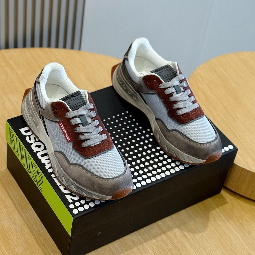 DSQ2 New Leather Men's Sneakers