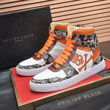 sola New Men's high-top leather Sneakers