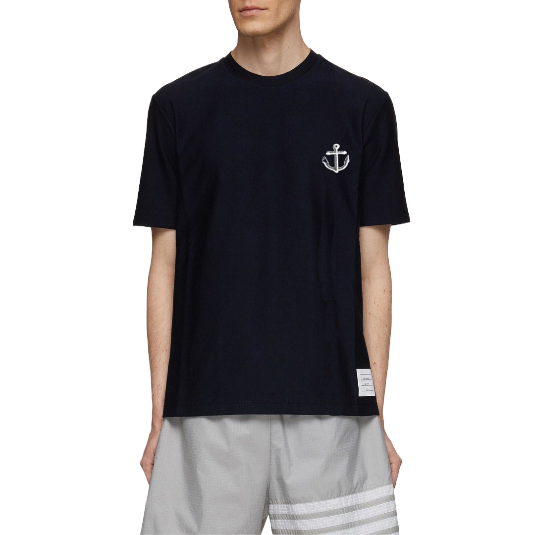 MR.TOM Anchor embroidery T-shirt