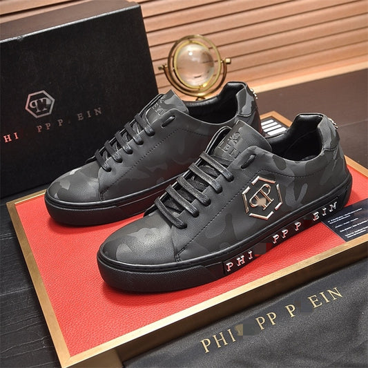 PP Men New Men's leather sneakers