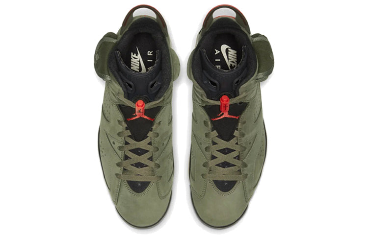 Air Jordan 6 Retro x Travis Scott 'Olive' CN1084-200 - 4