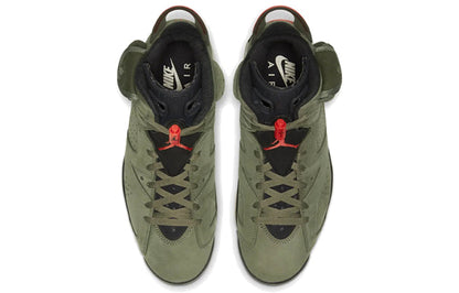 Air Jordan 6 Retro x Travis Scott 'Olive' CN1084-200 - 4