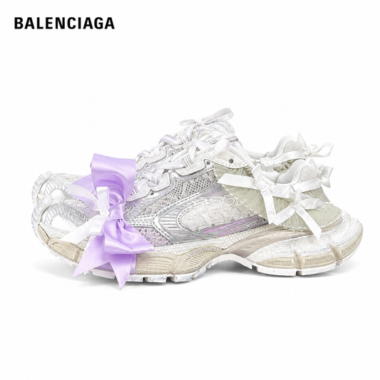 Balenciaga 3XL Layered Mesh Lace-Up Sneakers