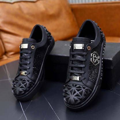 PP Men's new diamond lettering sneakers