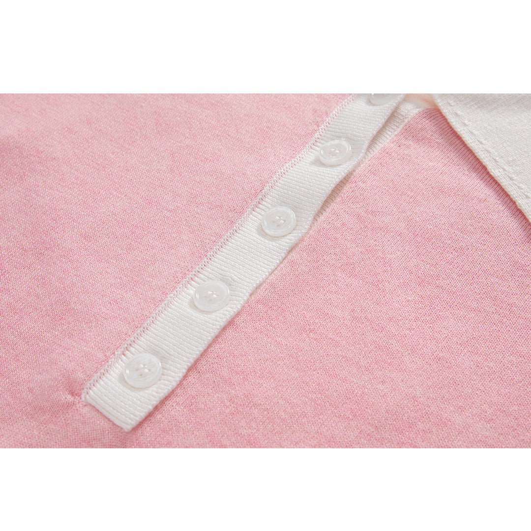 MR.TOM  Women Flowers POLO shirt