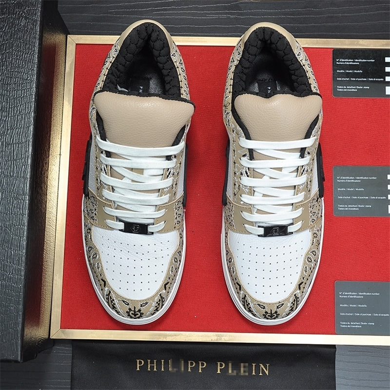 PP New Men's high-top leather Sneakers