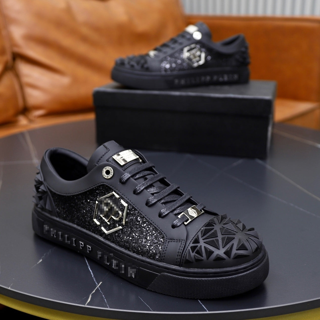 PP Men's new diamond lettering sneakers