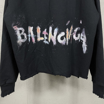2025SS Distressed Gradient Hoodie