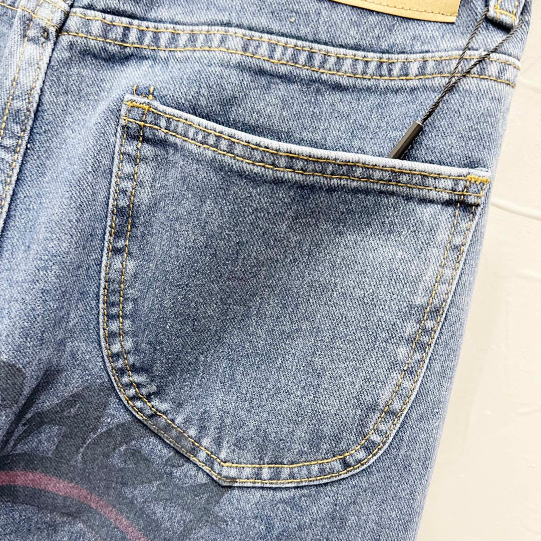 2025SSNew Man Graffiti Jeans