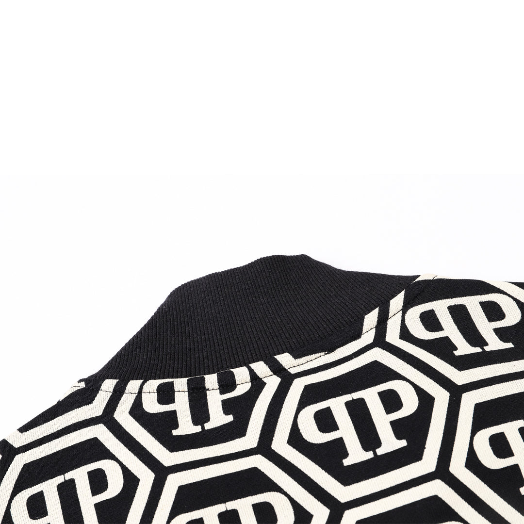 PIEIN 2025SS Sports Black Hoodie