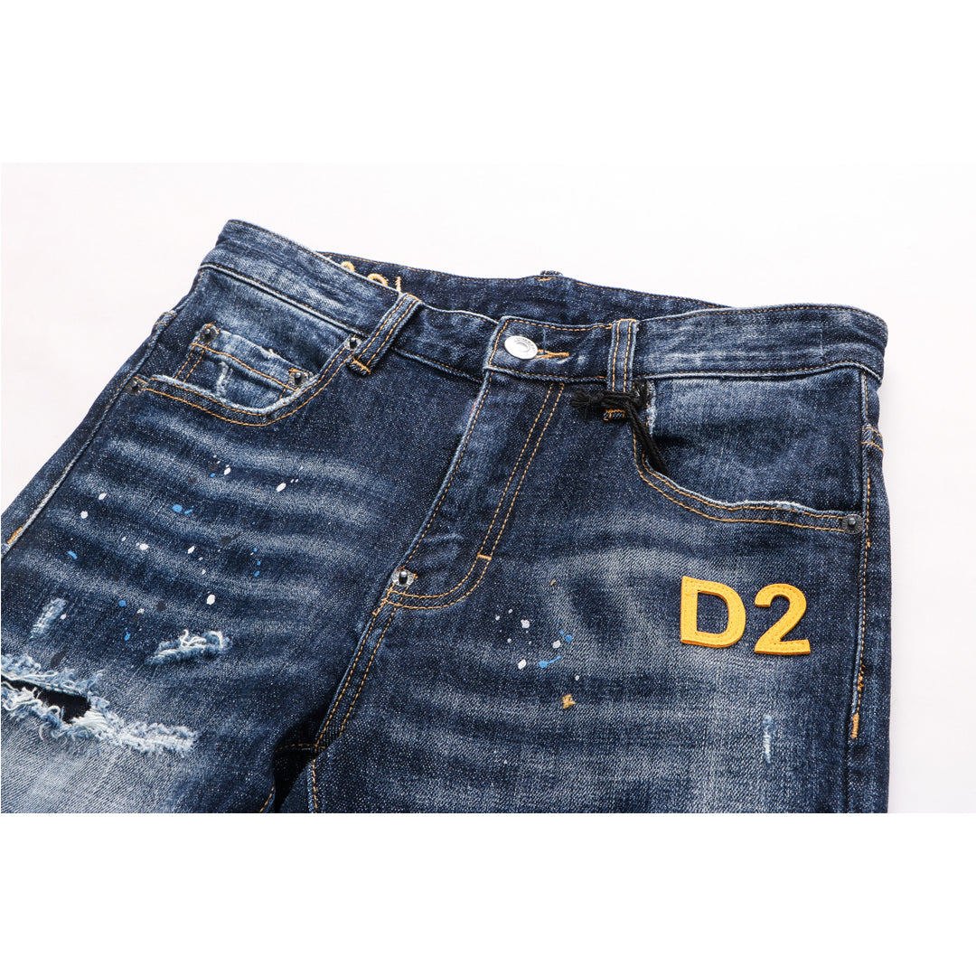 SOLA-DSQ2 Hole 2024ss Jeans