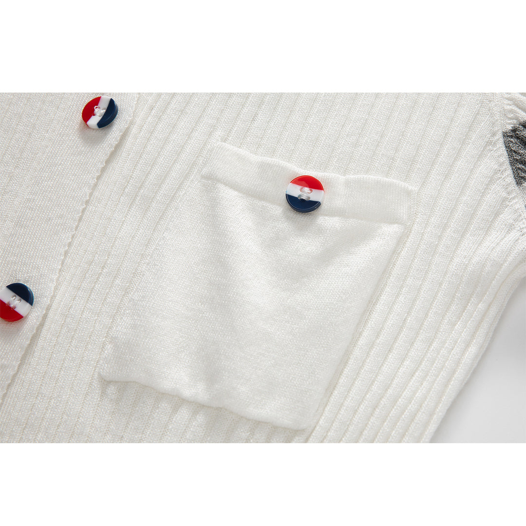 MR.TOM  Women Color buckle POLO shirt