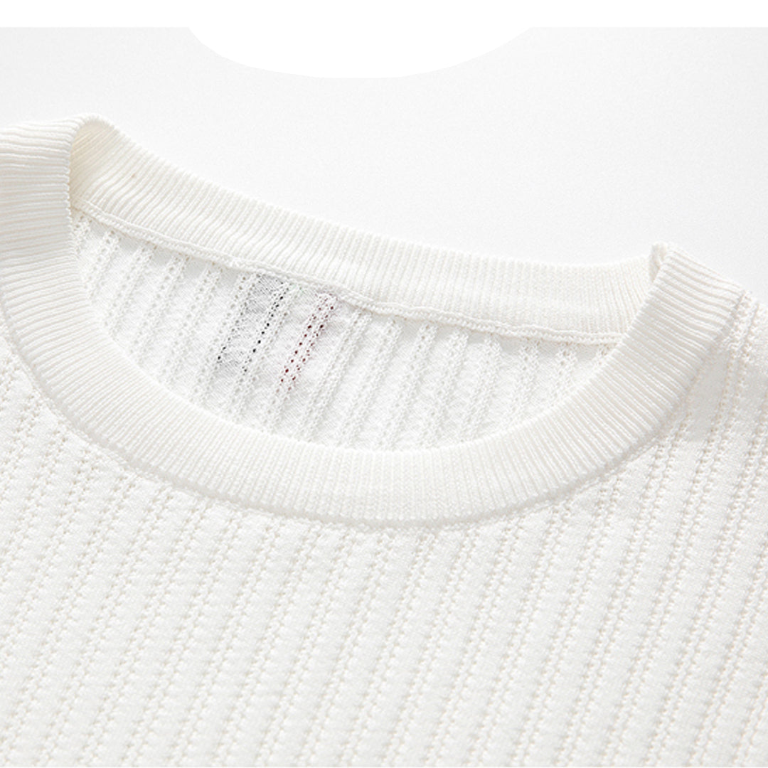 MR.TOM  women Hollow T-shirt