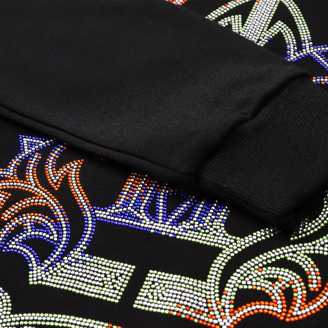 PIEIN 2025SS Unisex Black Hoodie