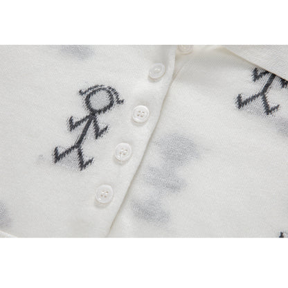 MR.TOM  Women Stickman POLO shirt