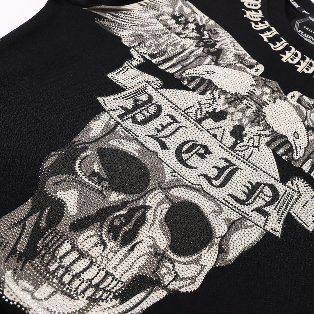 PIEIN 2025SS Unisex Black Hoodie