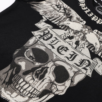 PIEIN 2025SS Unisex Black Hoodie