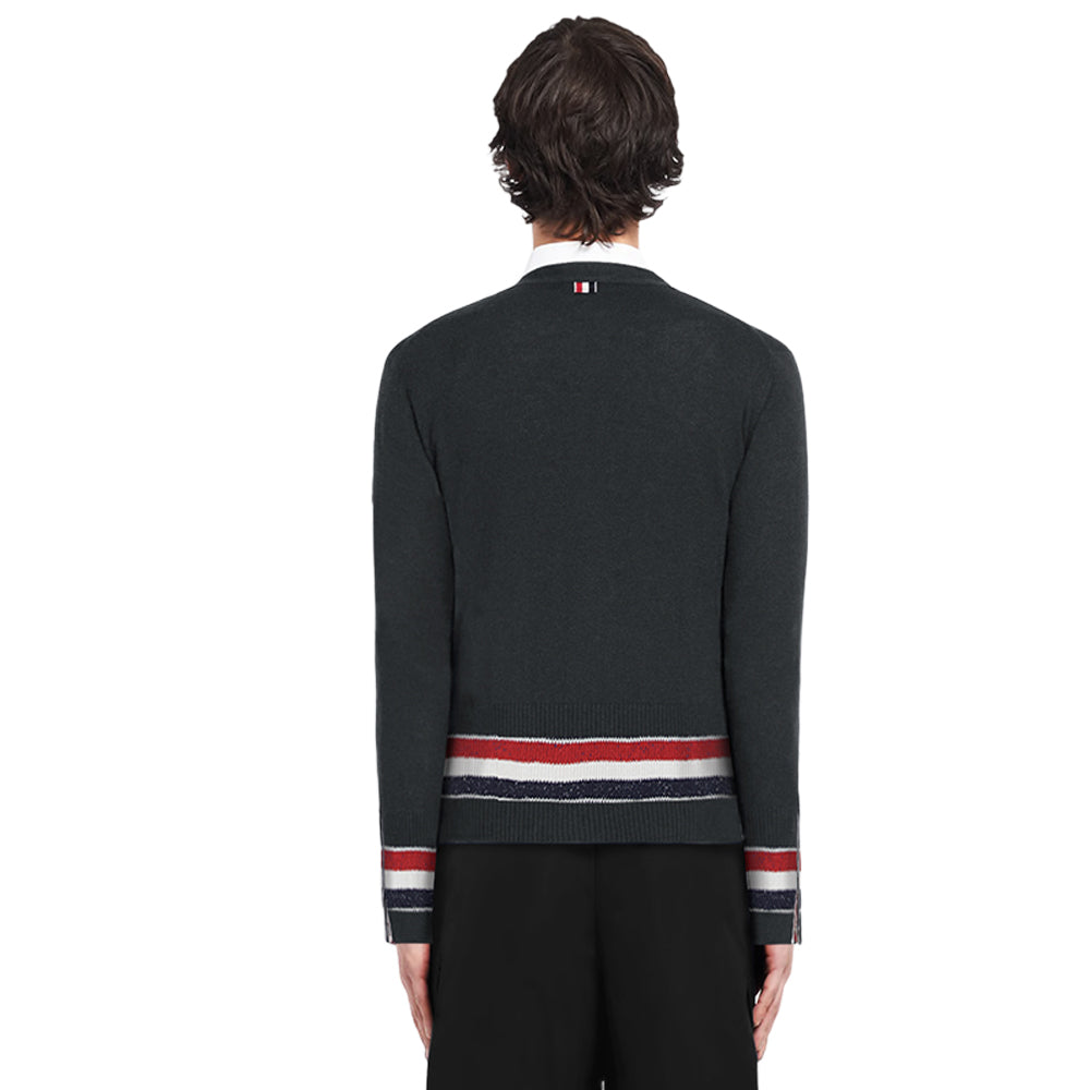 MR.TOM 4-Bar Thick knitted jacket