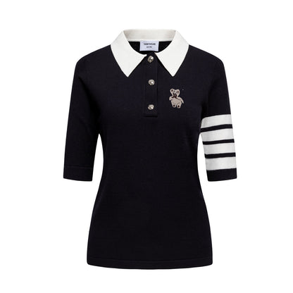 MR.TOM  Women Bear POLO shirt
