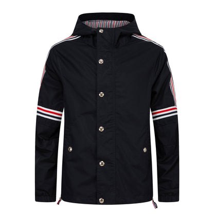 MR.TOM Khaki Hooded Jacket