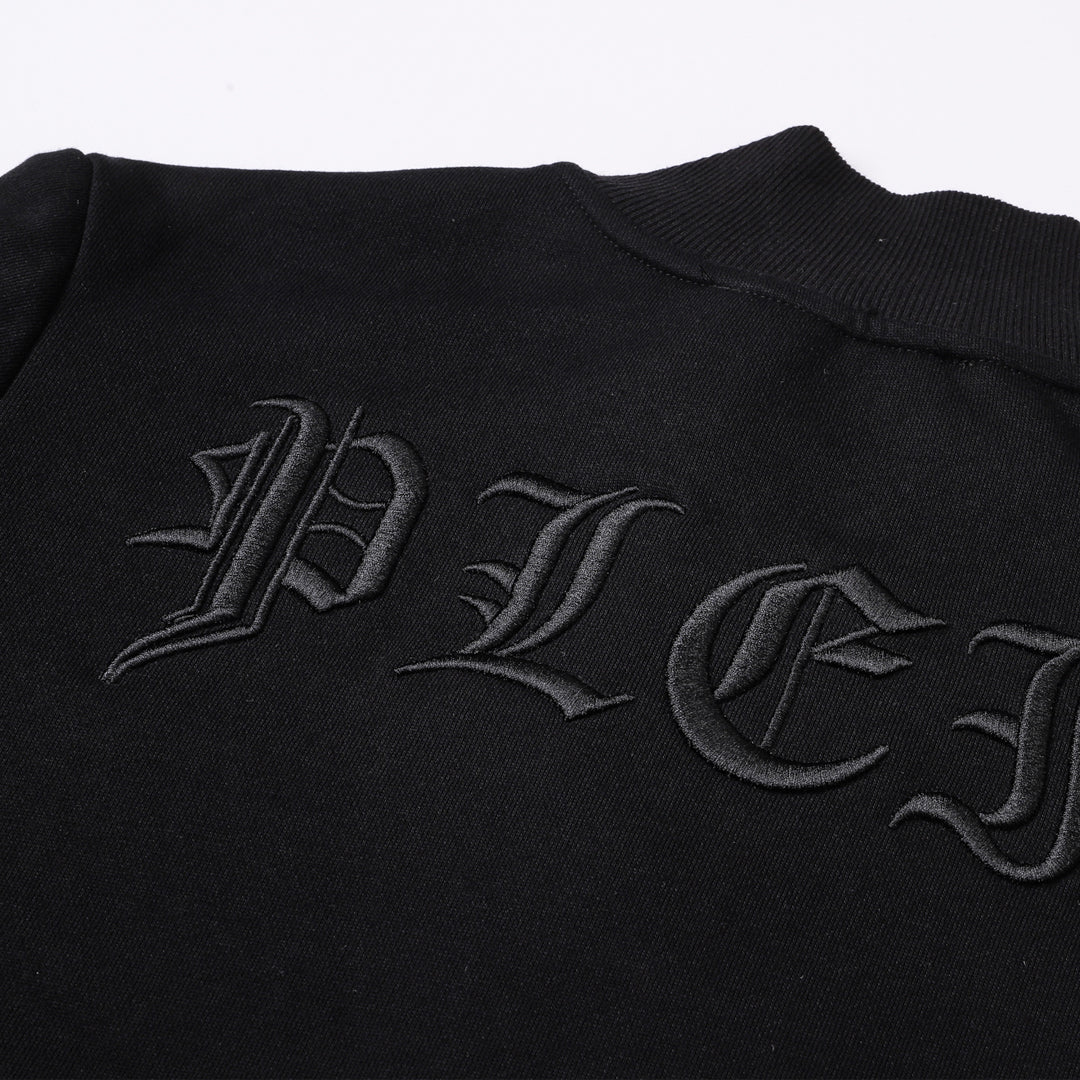 PIEIN 2025SS Unisex Black Hoodie