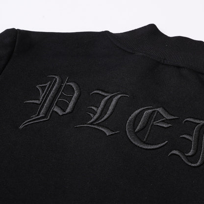 PIEIN 2025SS Unisex Black Hoodie
