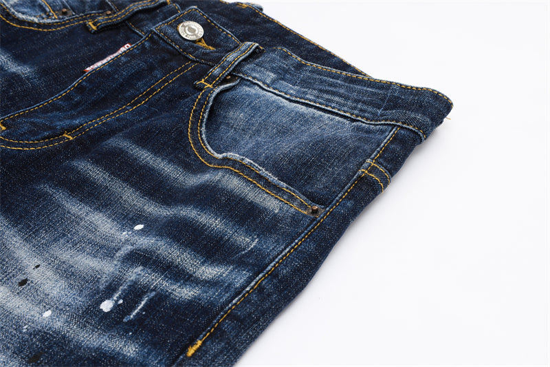 SOLA-DSQ2 New Man Casual trousers Hole Jeans