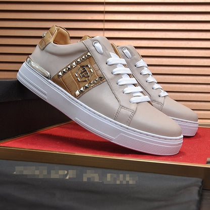 PP Men's Leather Sneakers