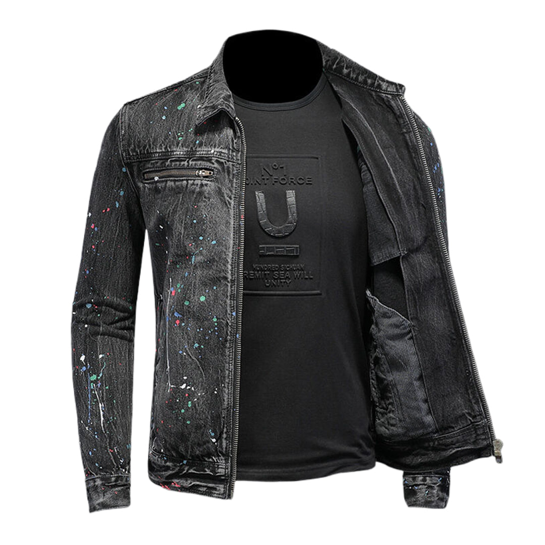 SOLA-DSQ2 Black Denim Jacket