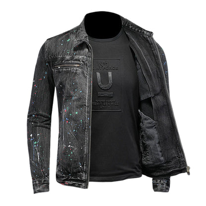 SOLA-DSQ2 Black Denim Jacket