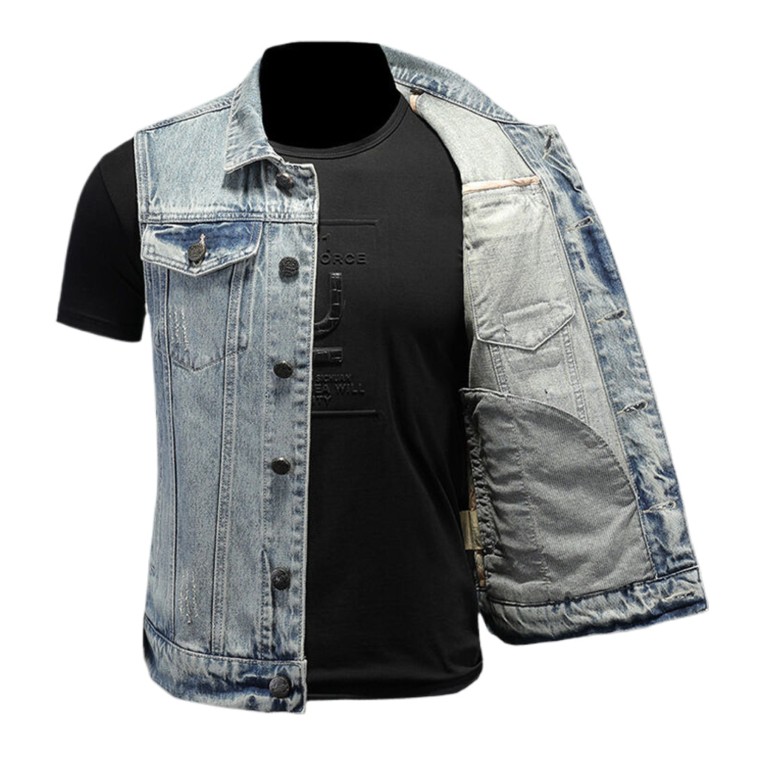 SOLA-DSQ2 24ss cowboy Denim vest