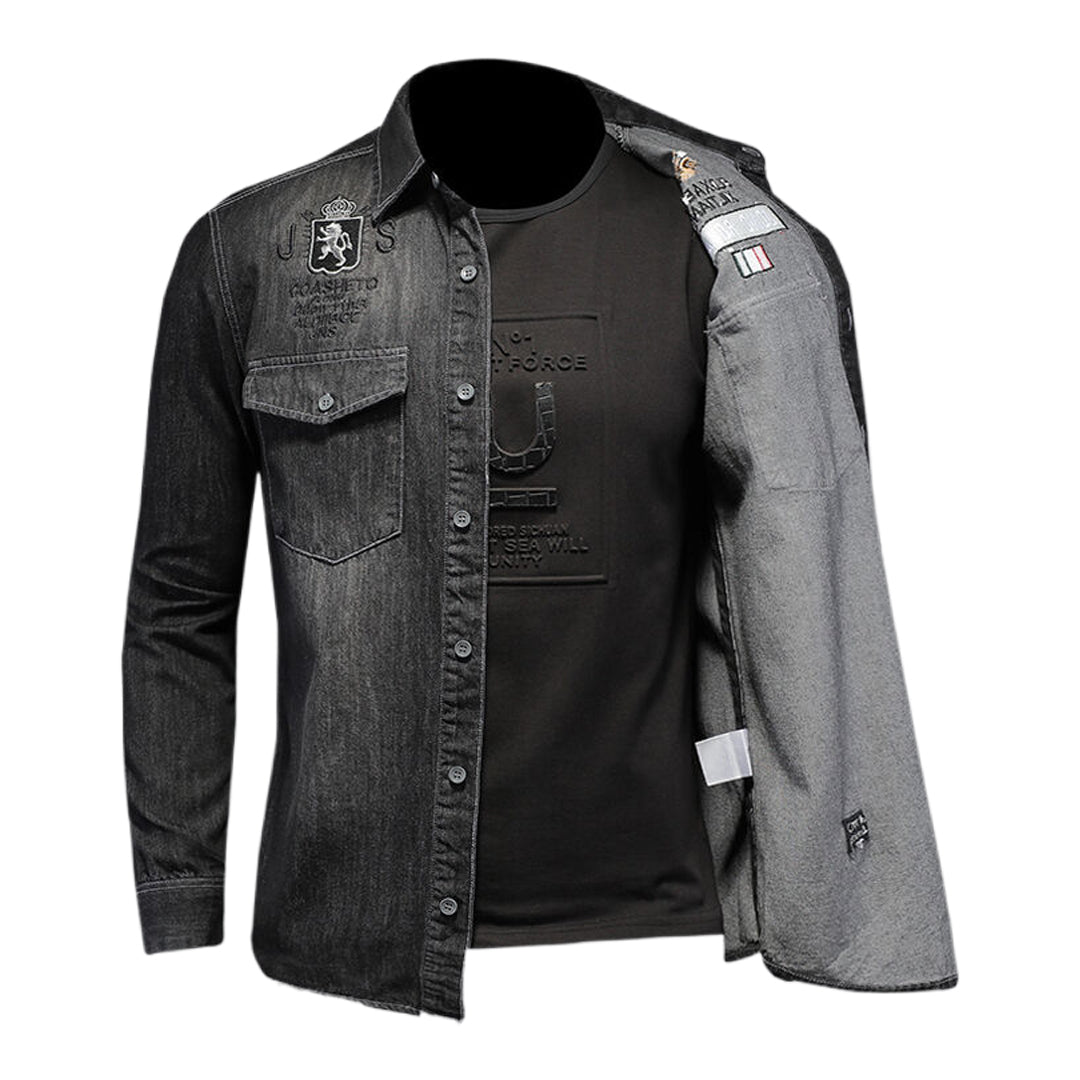 SOLA-DSQ2 Black 2024ss Denim Jacket