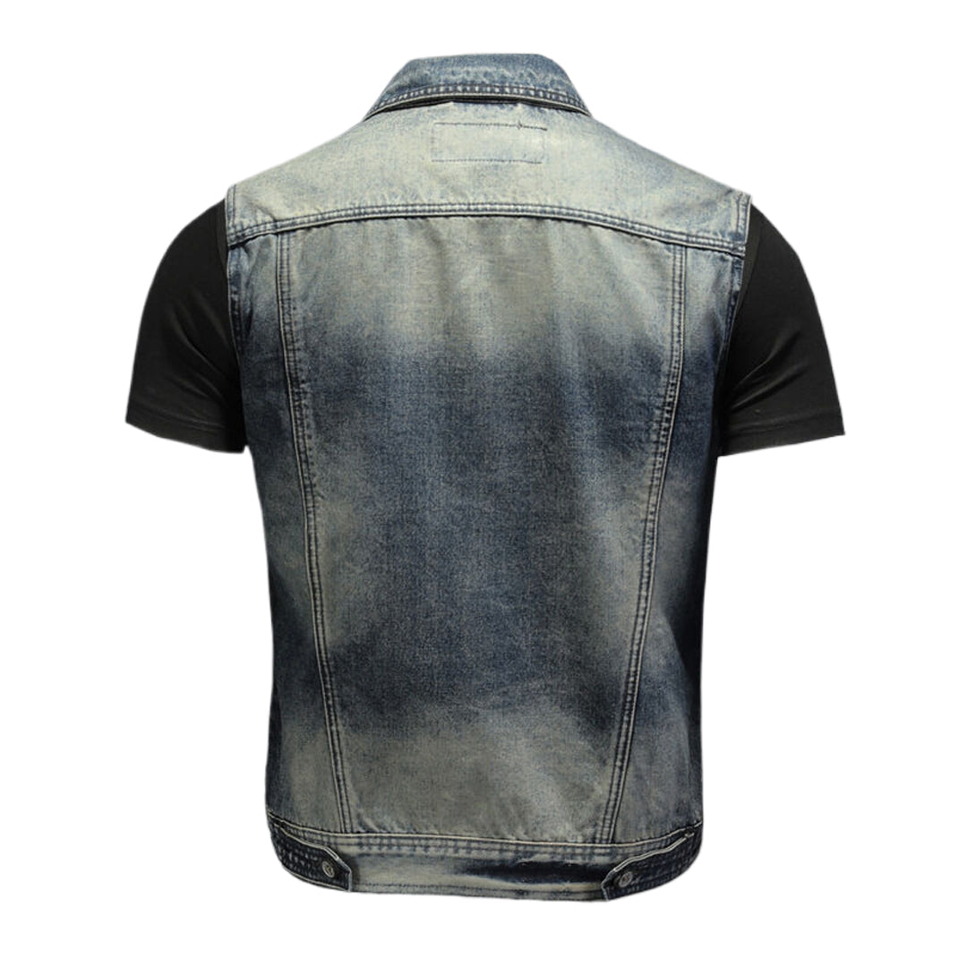 SOLA-DSQ2 24ss cowboy Denim vest
