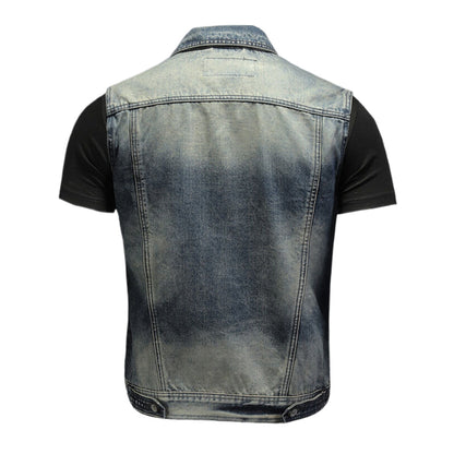 SOLA-DSQ2 24ss cowboy Denim vest