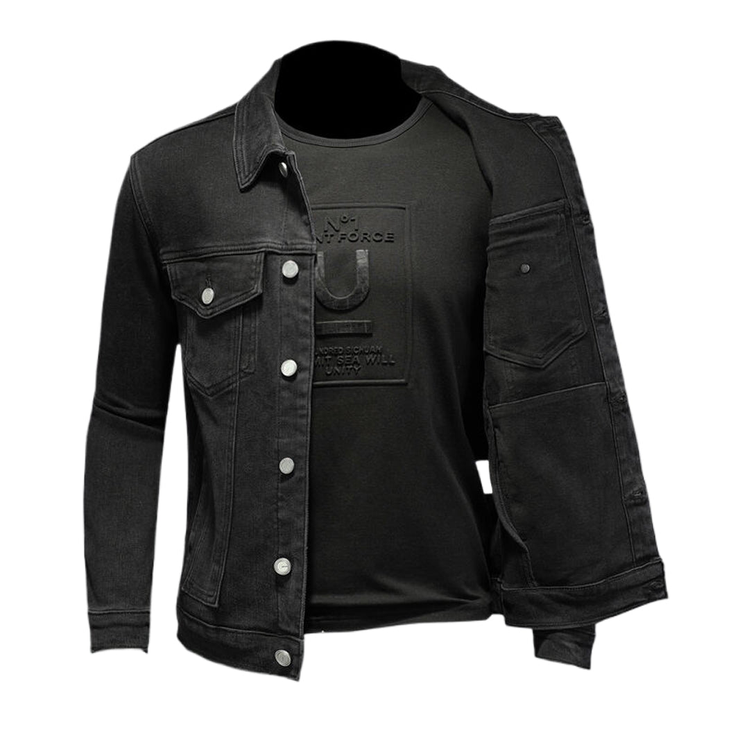 SOLA-DSQ2 Men's Black Denim Jacket