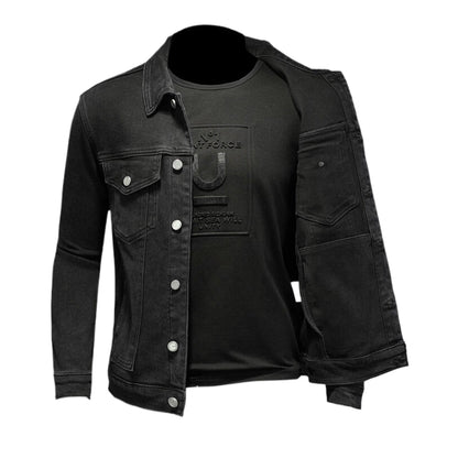 SOLA-DSQ2 Men's Black Denim Jacket