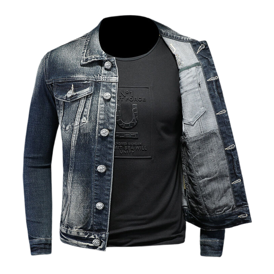 SOLA-DSQ2 Black Denim Jacket
