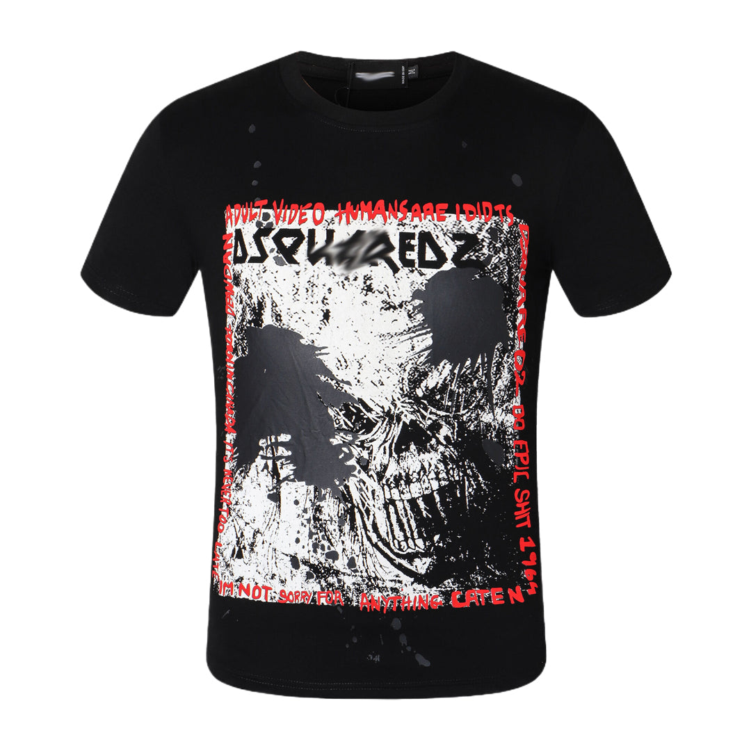 New-D2 Print 2024ss Loose T-shirt