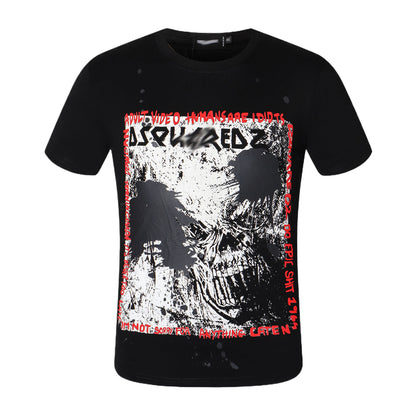 New-D2 Print 2024ss Loose T-shirt