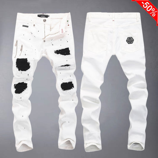 SOLA White Hole Jeans#8360