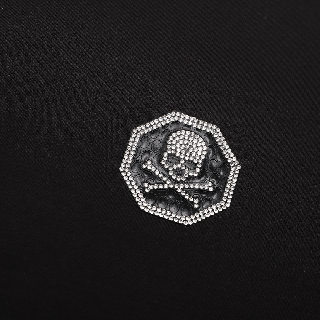 PIEIN Hot stamping Skull T-shirt