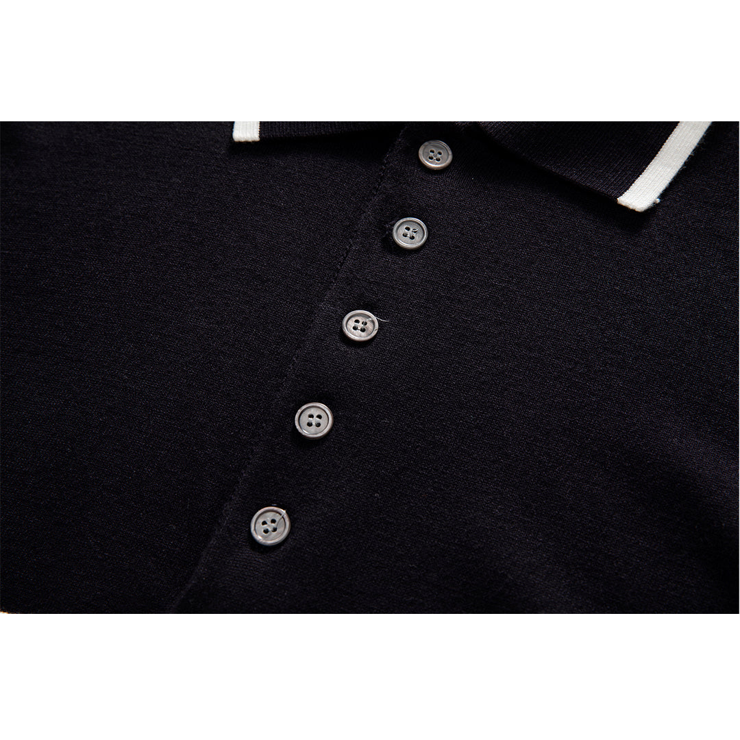 MR.TOM Contrast stripes POLO Shirt