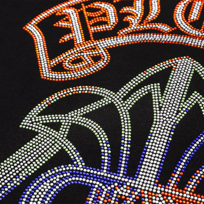 PIEIN 2025SS Unisex Black Hoodie