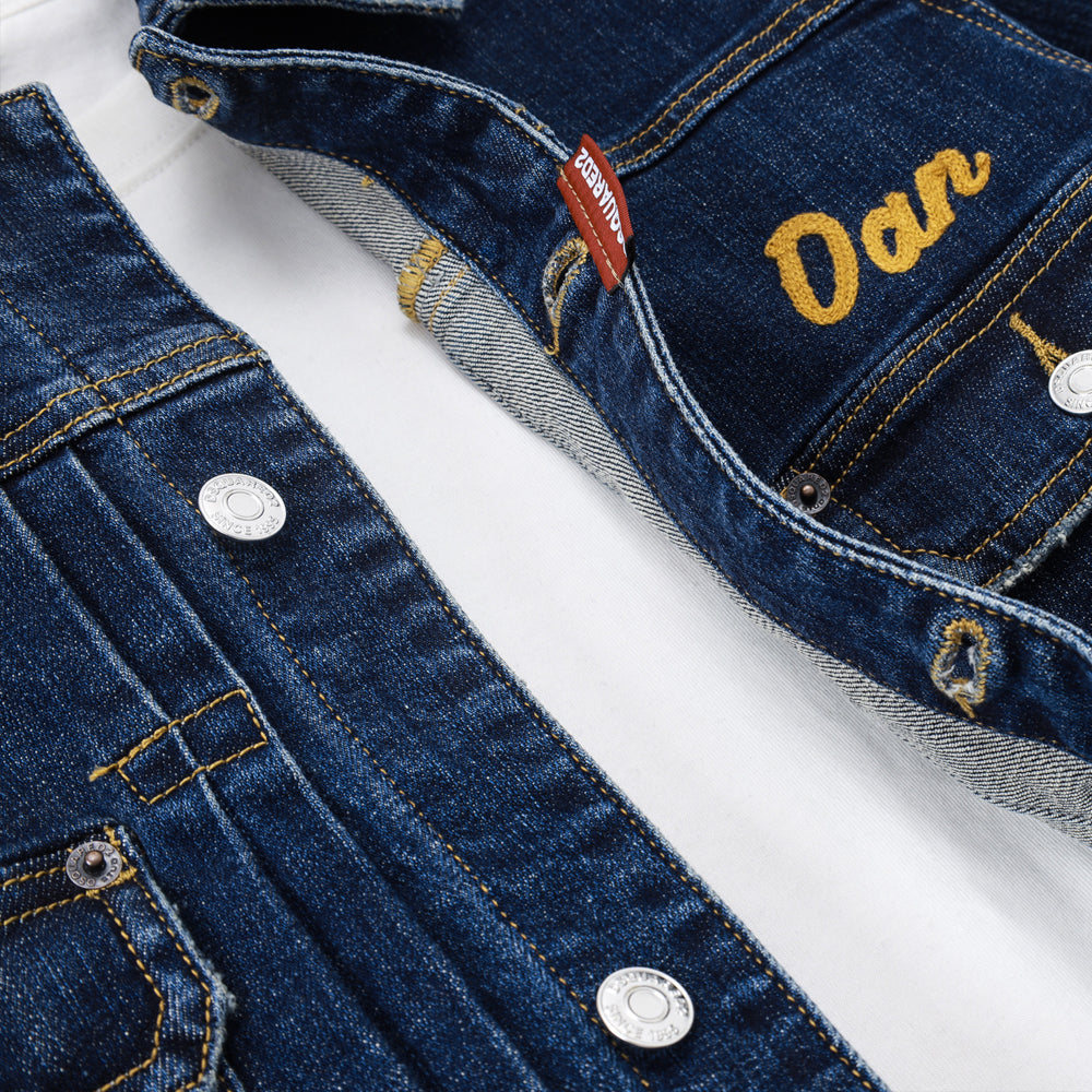 DSQ2 2026ss Man Prints Denim Jacket