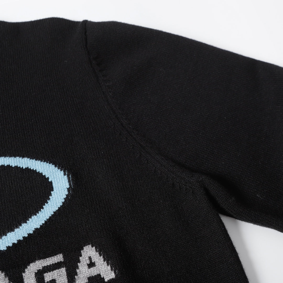 2025ss Man logo Wool Sweater