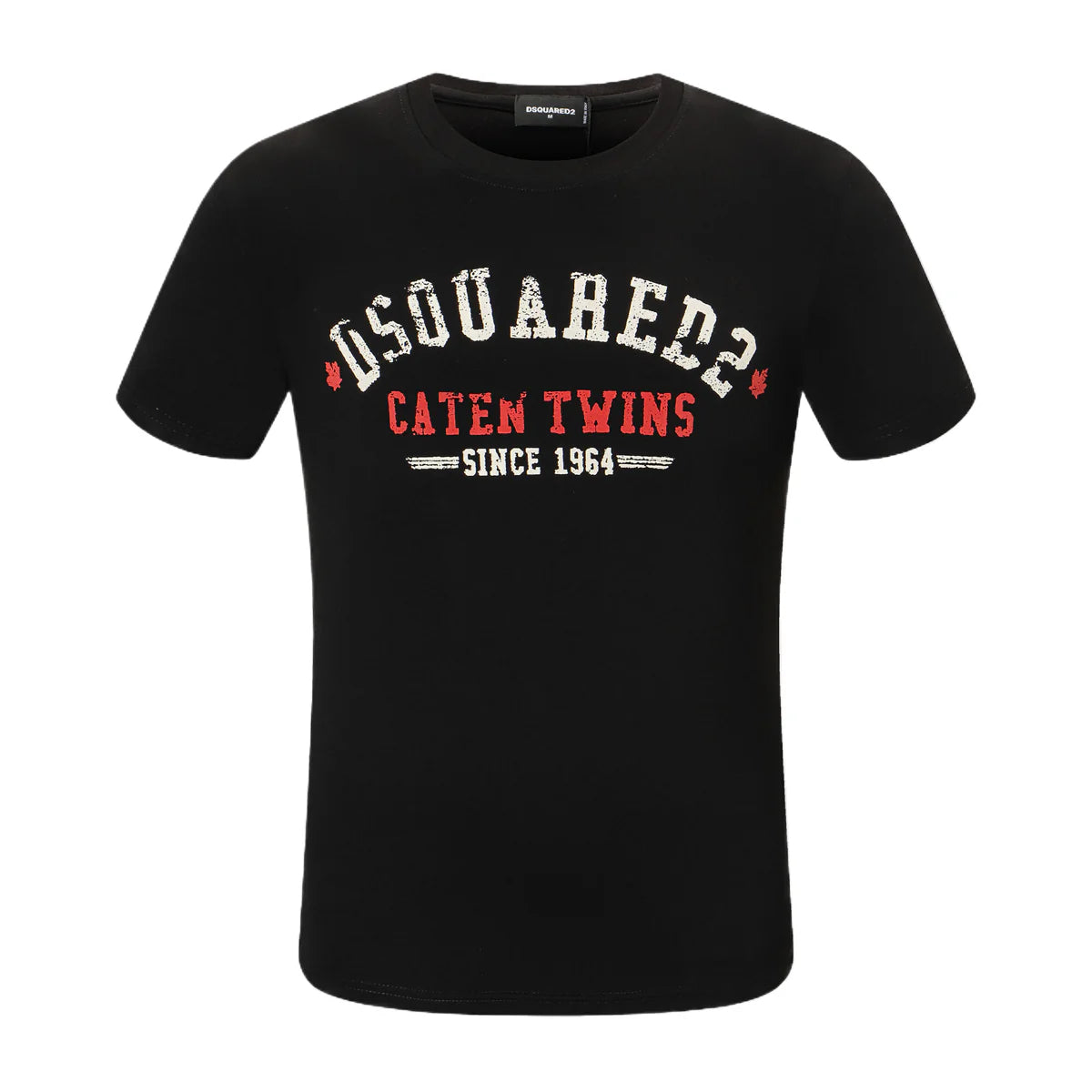 New-D2 Lettering Printed Cotton T-Shirt