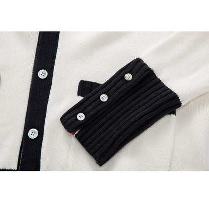 MR.TOM  2025ss Colorblock sweater