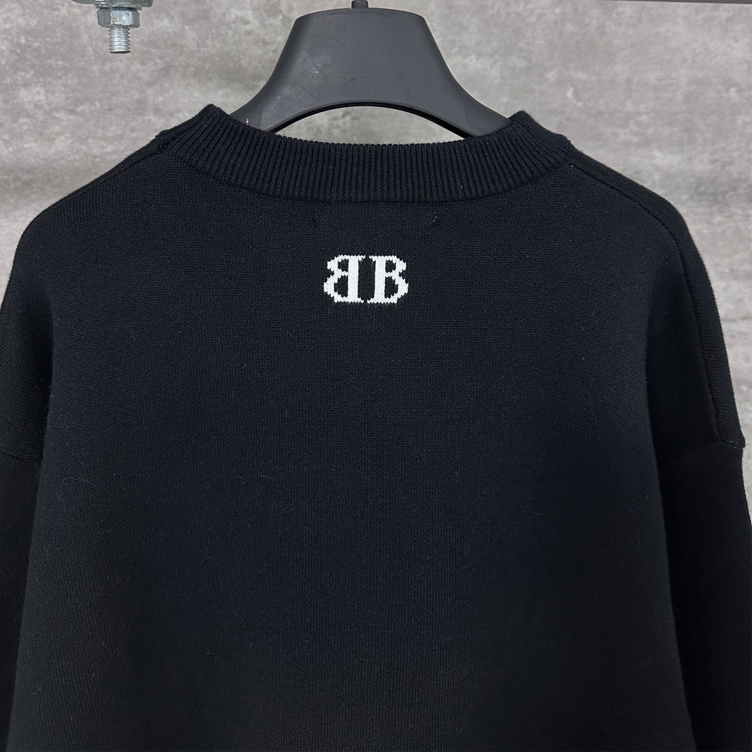 2025ss Man Destroyed Sweater